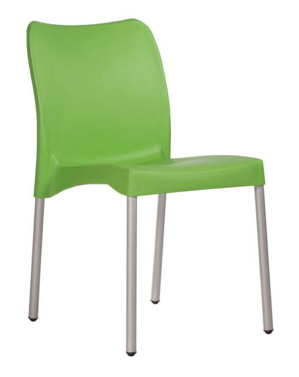 Cafe Chairs Side - Lime Green