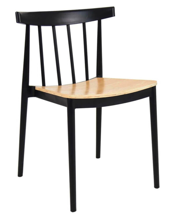 Nica Chairs - Black Oak