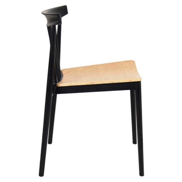 Nica Chairs - Black Oak