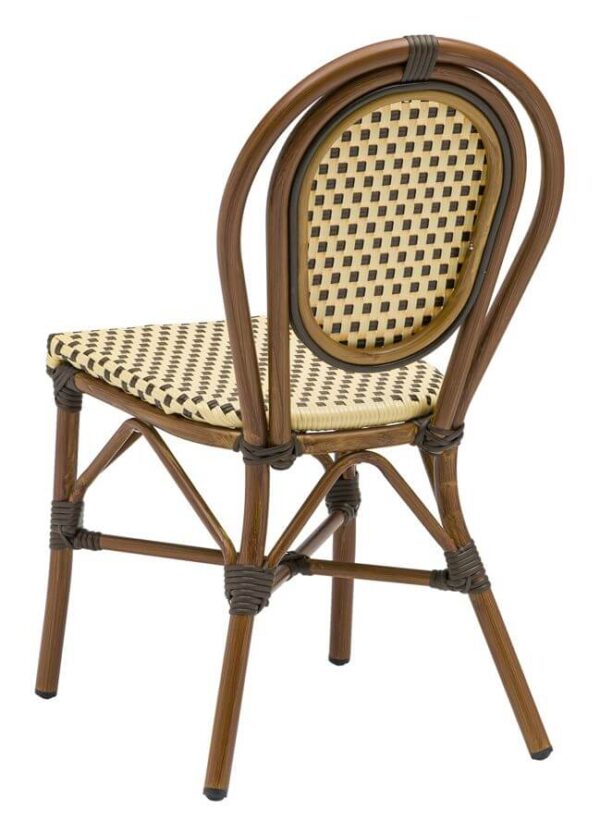 Bistro Chairs - Cream & Brown