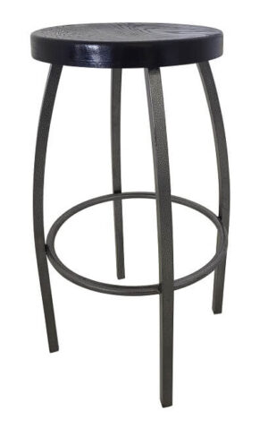 Barrel Bar Stools - Black