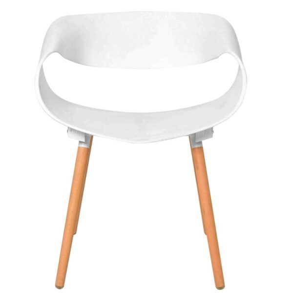 Bent Back Chairs - White