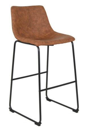 Sleigh Bar Stools - Brown