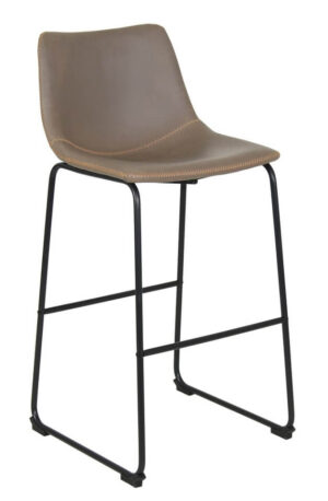 Sleigh Bar Stools - Brownish Grey