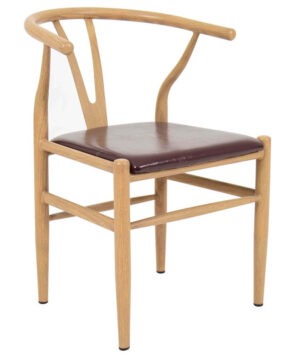 Elbow Chairs - Brown on Natural