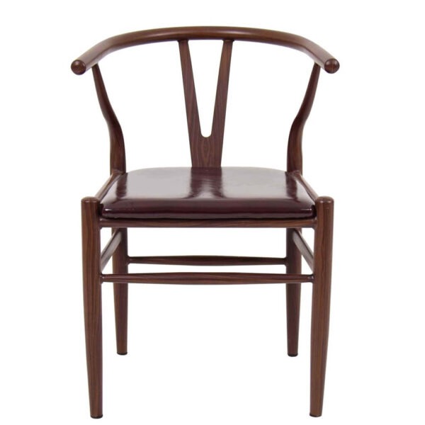 Elbow Chairs - Brown on Walnut