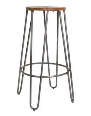 Hairpin Bar Stools - Galvanized