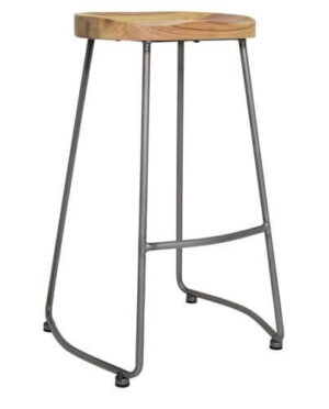 Industrial Bar Stools - Matt Grey