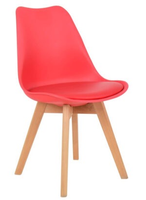 Padded Shell Chairs - Red