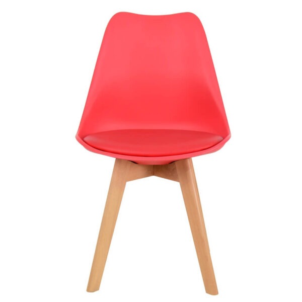 Padded Shell Chairs - Red