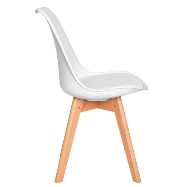 Padded Shell Chairs - White