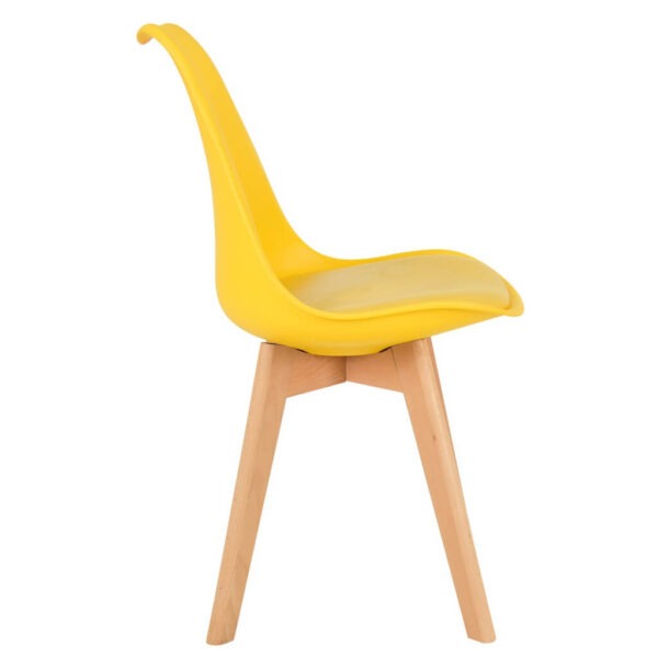 Padded Shell Chairs - Yellow