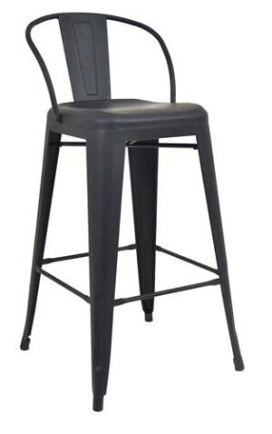 Pressed Bar Stools - Matt Black