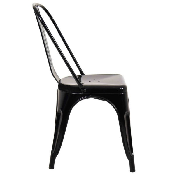 Pressed Side Chairs - Gloss Black