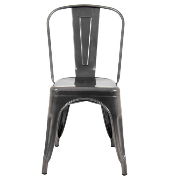 Pressed Side Chairs - Gloss Grey