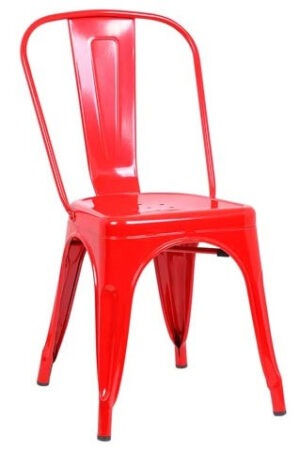 Pressed Side Chairs - Gloss Red