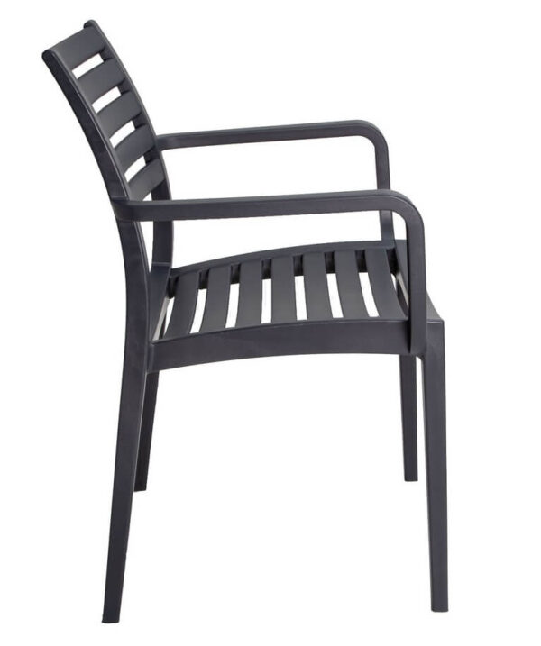 Rimini Arm Chairs - Charcoal