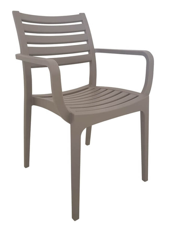 Rimini Arm Chairs - Taupe