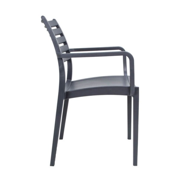 Sienna Arm Chairs - Charcoal