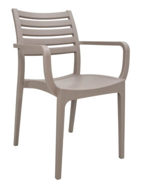 Sienna Arm Chairs - Taupe