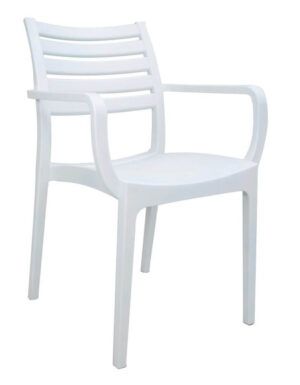 Sienna Arm Chairs - White