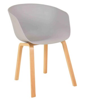 Tub Bentwood Chairs - Light Grey