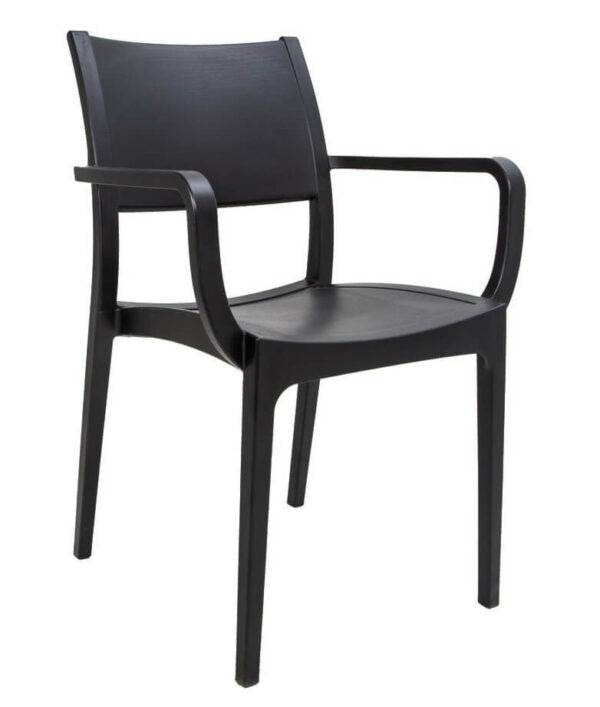 Verona Arm Chairs - Black