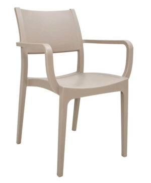 Verona Arm Chairs - Taupe