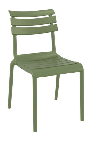 Helen Side Chair - Olive Green