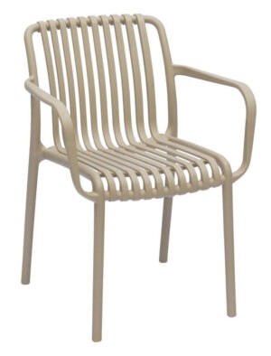 Isabella Arm Chairs - Beige