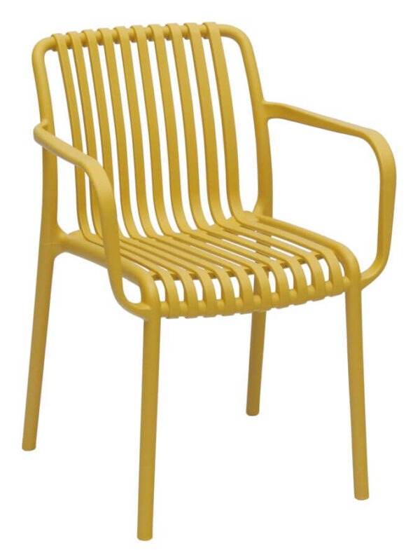 Isabella Arm Chairs - Mustard