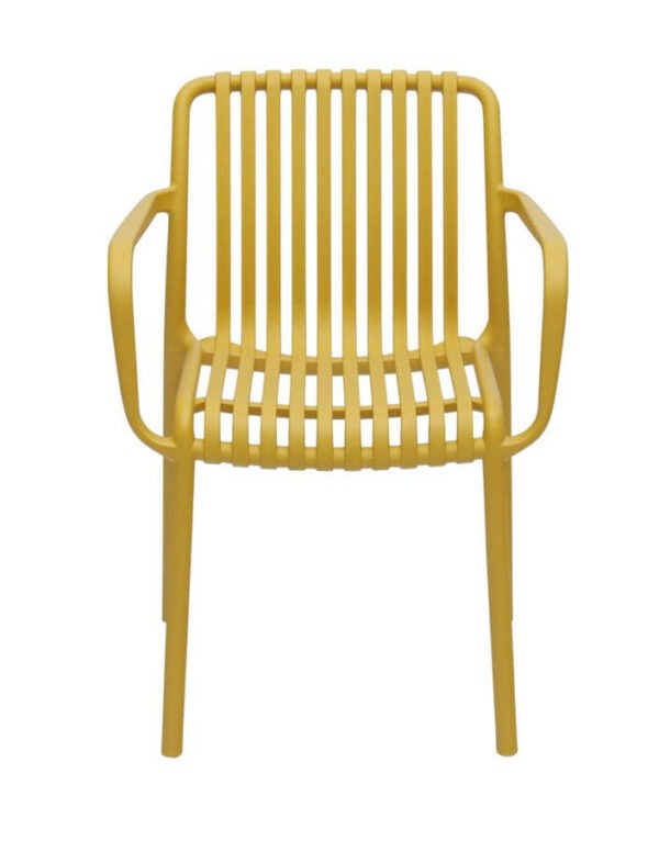 Isabella Arm Chairs - Mustard