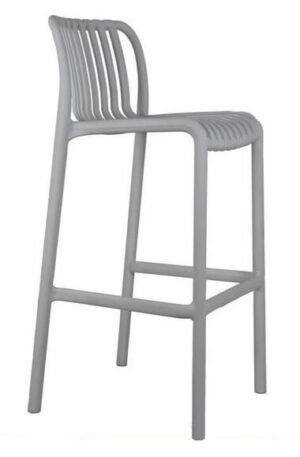 Isabella Bar Stool - Light Grey