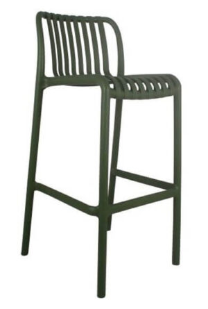 Isabella Bar Stool - Olive Green