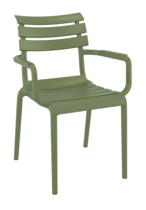 Paris Arm Chair - Olive Green