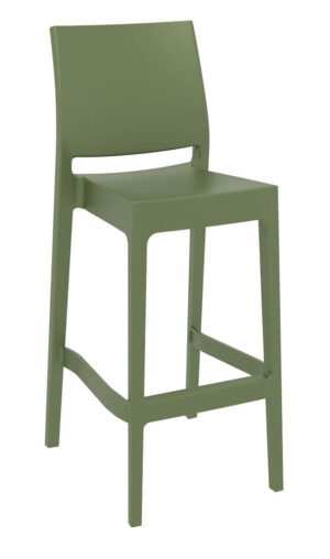 Maya Bar Stools - Olive Green