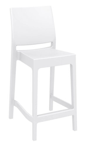 Maya Kitchen Stools - White