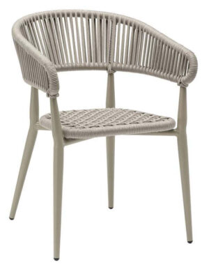 Nordic Rope Arm Chairs - Taupe