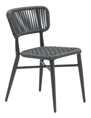 Nordic Rope Side Chairs - Grey