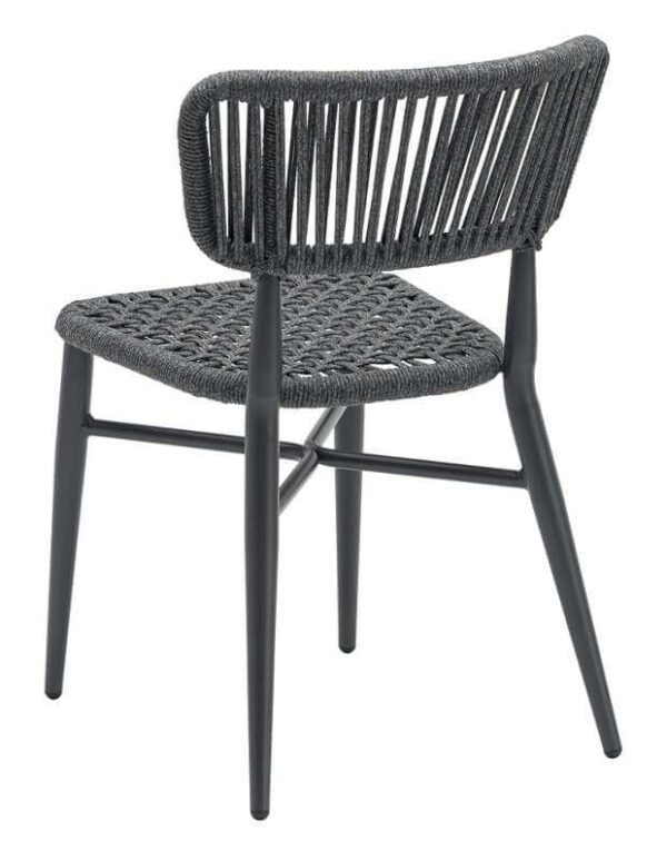 Nordic Rope Side Chairs - Grey