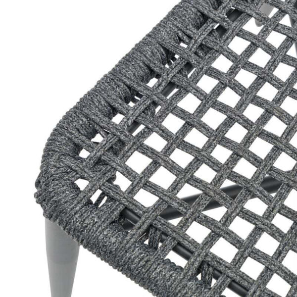 Nordic Rope Side Chairs - Grey