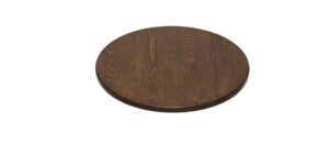 Dia 800 Walnut & Gold Fibreglass Table Tops