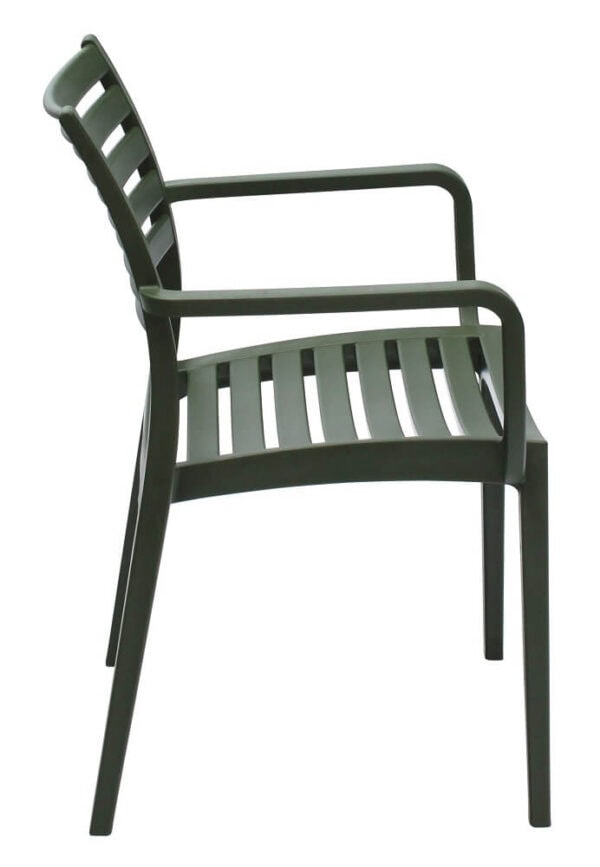 Rimini Arm Chairs - Olive Green