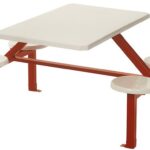4 Seater Stool Canteen Fibreglass