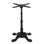 Bistro Single Table Bases - Black