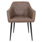 Block Arm Chair Grey 2 1