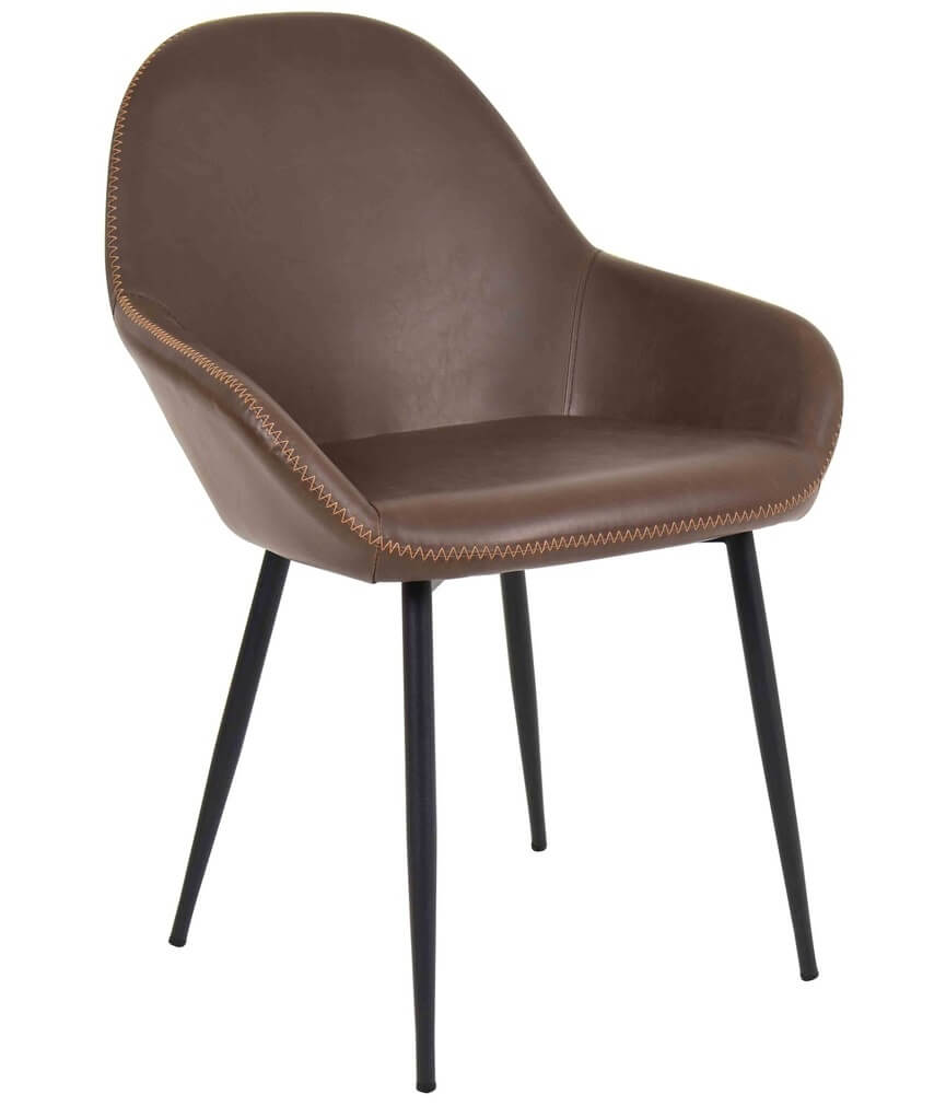 Bucket Chair Dark Brown 1 1