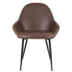 Bucket Chair Dark Brown 2 1