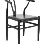 Elbow Chairs - Black on Black