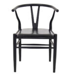 Elbow Chair Black on Black 2